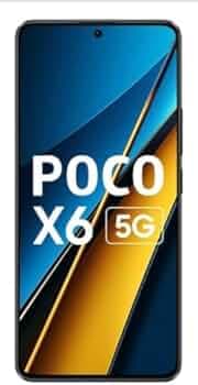 POCO X6 5G (Mirror Black, 256 GB) (8 GB RAM)