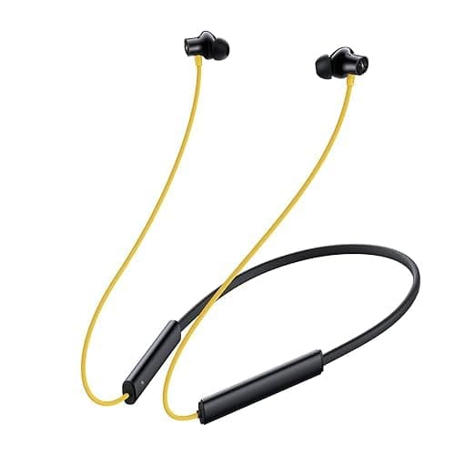 Realme_Buds Wireless 3 Bluetooth Neckband Headphones, Compatible with Realme Devices, 13.4mm Driver, 32H Playback, AI ENC, IP55 Sweat Resistant, Bluet...