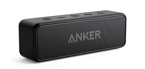 Anker Soundcore 2 Portable Bluetooth Speaker With Better Bass, 24-Hour Playtime, 66Ft Bluetooth Range, Ipx5 Water Resistance