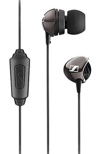 Sennheiser CX 275s Universal Wired Earphone Headset for iPhone, Android, BlackBerry, Windows Smart Phones with Integrated Microphone and Pouch - Black