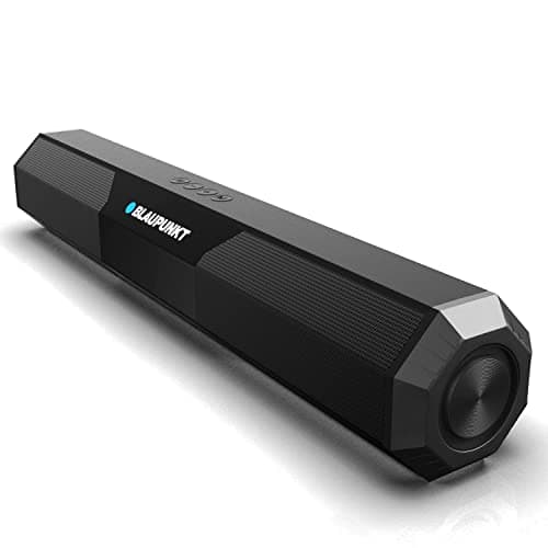 Blaupunkt SBA20+ 20W Bluetooth Soundbar for TV with Bluetooth/SD Card/Aux, Mini Sound/Audio System for TV Speakers, Mobile, PC, Projectors, Tablets, L...