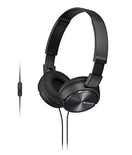 Sony MDR-ZX310AP On Ear Headphone with Mic (Black) On-Ear