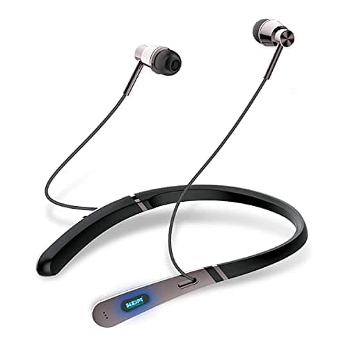 KDM A-2 Sport 50H Music time Wireless Bluetooth Headset (Black, True Wireless)