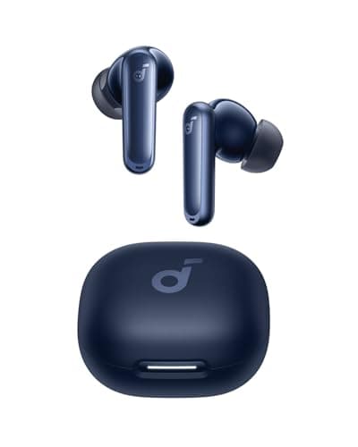soundcore P40i, Noise Cancelling Wireless Earbuds, Adaptive Noise Cancelling, Heavy Bass,3D sound, Gaming mode,60H Playtime, 2-in-1 Case and Phone Sta...