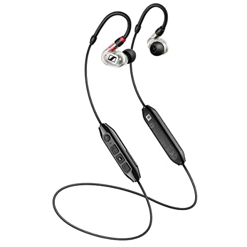 Sennheiser IE 100 PRO Wireless Monitoring Earphone - CLEAR with built-in mic for your mobile phone, PC or tablet. Passive noise cancelling &amp; 10hou