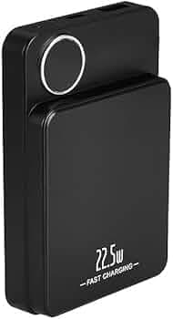 (Refurbished) AB-WPB-10K-10000mAh Li-Polymer Wireless Power Bank | Two-Way Fast Charging | 22.5W Fast Charging Through Wire |15W Wireless Charging| fo...