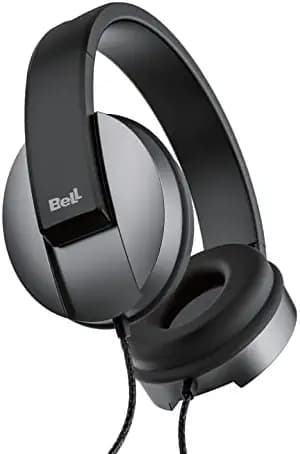 BeLL BLHP115A Wired on-Ear Headphone with Tangle Free Cable +3.5mm Jack,Headset with 18hz-24Khz Frequency Response & 32ohm Impedance,Flexible 2D axis Folding Mechanism Headphone (BLHP115A-Grey)