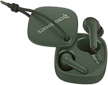 Newly launched Crossbeats Slide Bluetooth Truly wireless In earbuds with Low latency ENC for best Music & Calling experience, Upto 30 Hrs playtime, rich bass tune, Voice assistant, 10 mm drivers-Olive Green