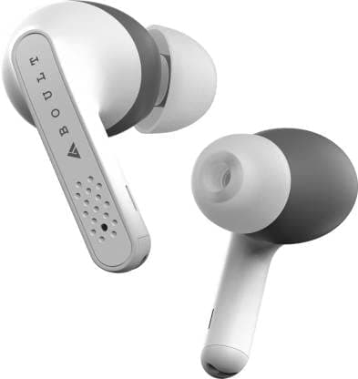 (Renewed) Boult Audio AirBass GearPods with Bluetooth Headset (White )
