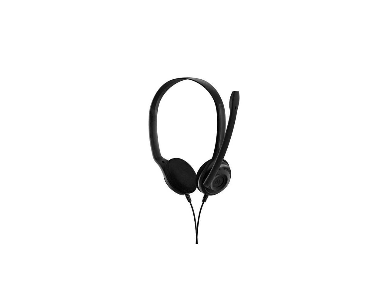 EPOS PC 5 Chat - Headset for Internet Communication, E-Learning and Gaming - Noise Cancelling Microphone, Casual Gaming Lightweight, high Comfort, Minimalistic, Black