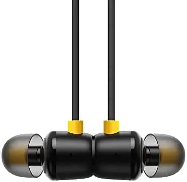 In-Ear Headphone For Xiaomi Redmi 9 Power , Redmi Nine Power In- Ear Headphone | Earphones | Headphone| Handsfree | Headset | Calling Function | Earbuds | Microphone| Bass Bost Sound | Flat Wired Earphone| Original Earphone like Compatible With All Andriod Smartphone, MP3 Players, Mobile, Laptops - R-20, MN 3,Black