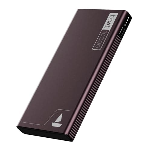 boAt Energyshroom PB300 Powerbank with 10000mAh Battery, 22.5w Fast Charging, 12-Layer Smart IC Protection, LED Indicators and Aluminum Alloy Casing(B...
