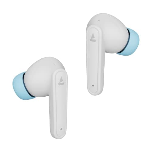 boAt Airdopes 113 TWS Earbuds with ENx™ Tech, Beast™ Mode, ASAP™ Charge, 24H Playtime, Immersive Audio, IPX4, IWP™, Touch Controls, Lightweight Build(Pearl White)