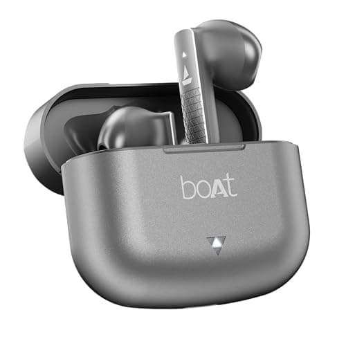 boAt [New Launch] Airdopes 91 Prime, 45HRS Battery, 13mm Drivers, Metallic Finish, Low Latency,ENx Tech, Fast Charge, v5.3 Bluetooth Earbuds, TWS Ear ...