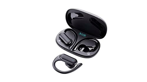 Hkaudio A520 Earbuds Airbuds with Charging Case Power-Full Stereo Sound Headphones Bluetooth Headset (Blacl, True Wireless)