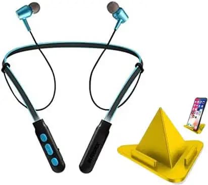 QOXOLYZHBS-730 Wireless Bluetooth Headphones, Headset with Mic and Sound Button Earphone for All Android & Smartphones Devices.
