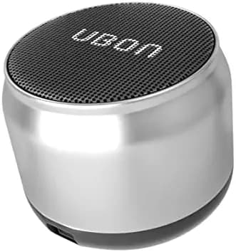 UBON 5W Bluetooth Speaker with TWS Function, Sound Boom SP-8035, Mini Wireless Speaker with Inbuilt Mic for Calls, Powerful Bass & Music, Portable Speaker for Travel Upto 4 Hours Playtime (Grey)