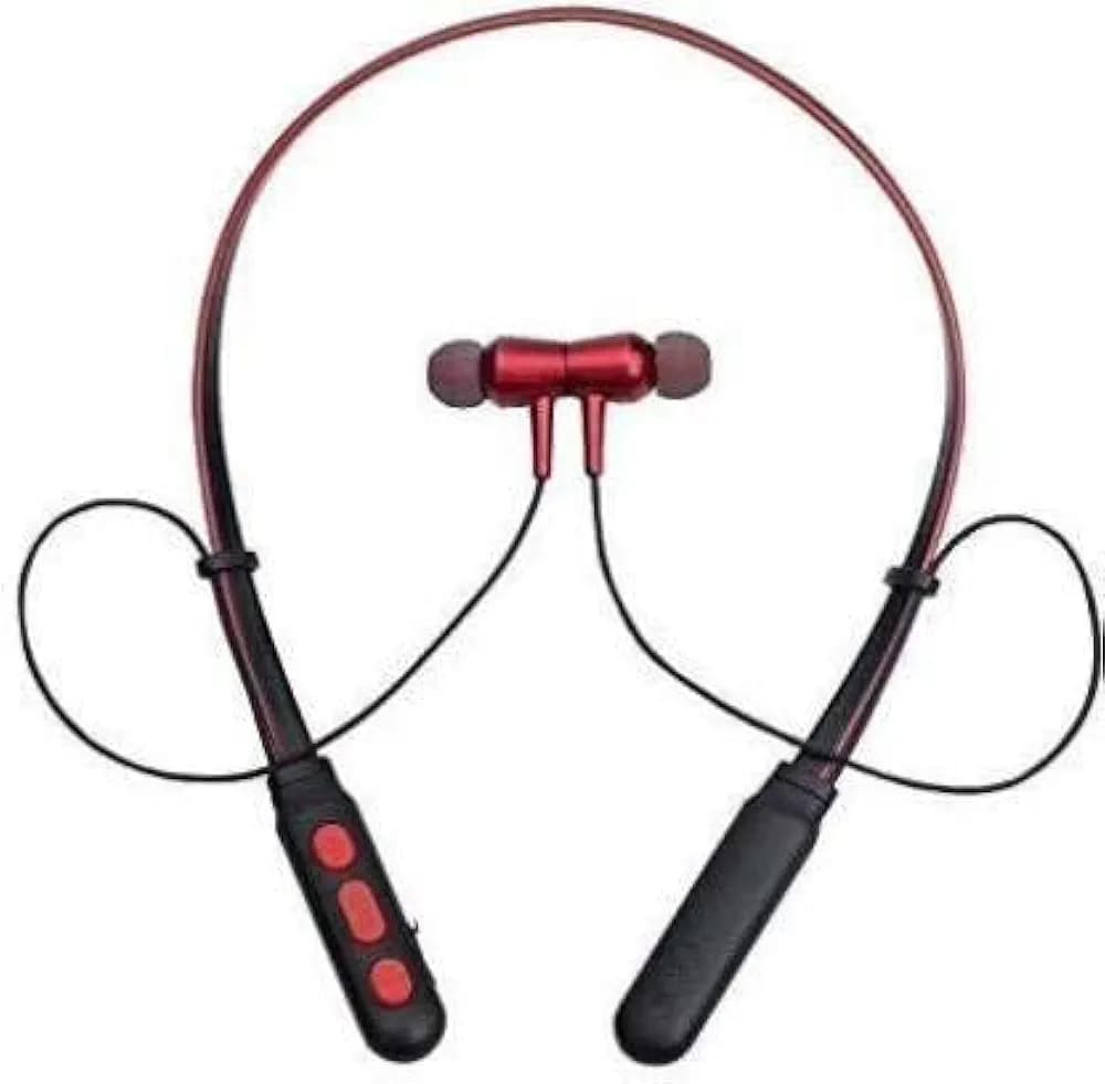 OUXUS Best B11 Wireless Neckband Bluetooth Earphone Headset Earbud Portable Headphone Handsfree Sports Running Sweatproof Compatible for All Smartphones (Multicolour)