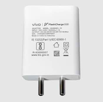 Original Flash Charger 44W Adapter USB Type Compatible with Vivo & Iqoo Z6/Z6 44W/Z6 Lite 5G/T1/Neo 6/Z7/Z7 Pro/V23/V23E/V23 Pro/V25/V25E/V25