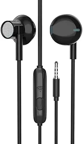 tunez Dhwani D20 in Ear Wired Earphone with Boom Bass, in Built mic,10mm Dynamic Drivers with Passive Noise Isolation and 3.5mm Jack(Black)