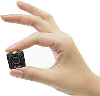 TECHNOVIEW 1080P Mini Spy Camera with Low Light Vision, Mini Portable Security Camera, Hidden Camera w/Video Audio Recording for Home/Office/Indoor/Ou...