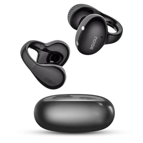 Noise Air Clips Pro Wireless Open-Ear Earbuds (2026), C-Bridge Clip Design, 360 Spatial Audio, AirWave Tech, AI Sound, 50H Playtime, Quad Mic ENC, BT ...
