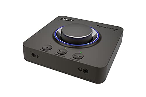 Creative Sound Blaster X4 Hi-Res 24bit/192kHz External USB DAC and Amp Sound Card, Super X-Fi, Multi-Channel, 7.1 Discrete Surround, Optical-in, Optic...