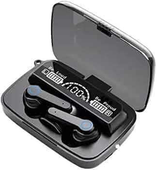 BKSTAR M19 Wireless Earbuds Headset Earbuds TWS Earphone Touch Control Mirror Digital Display Wireless Bluetooth 5.1 Headphones Microphone.