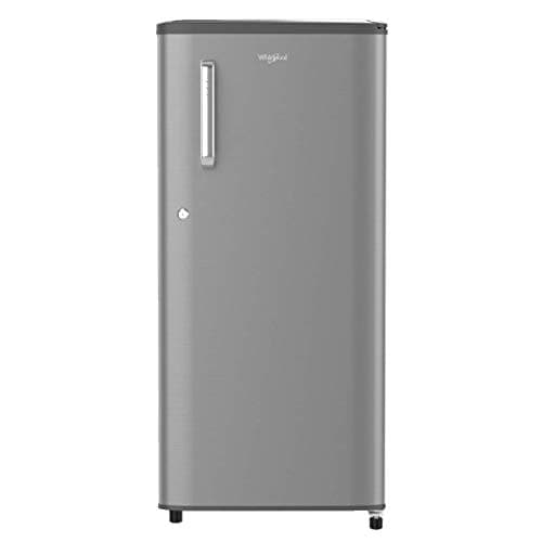 Whirlpool 184 L 3 Star Direct-Cool Single Door Refrigerator (205 WDE PRM 3S MAGNUM STEEL-Z, Magnum Steel, Large Vegetable Box, 2023 Model)