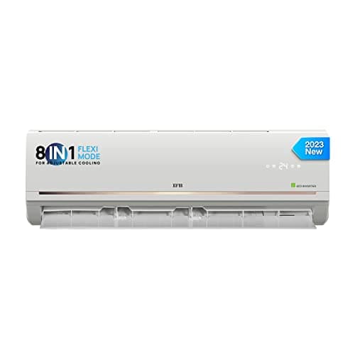 IFB 1.5 Ton 4 Star Inverter Split AC (Copper, Flexi 8-in-1 Convertible Cooling, HD Compressor, Smart Ready, 2023 Model, CI2041G323G1, Ivory Matte)