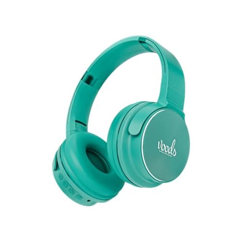 Heads Active Wireless Bluetooth Headphones, 120 Hrs Playback time, Foldable Design, Bluetooth Headset, 40mm Drivers, BT V6.0, Dual Pairing, IPX5 Ratin...