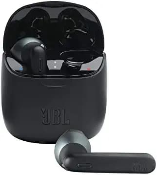 (Renewed) JBL Tune 225TWS True Wireless in-Ear Headphones with 25 Hours Playtime, Dual Connect, Bluetooth 5.0, with Mic (Black)