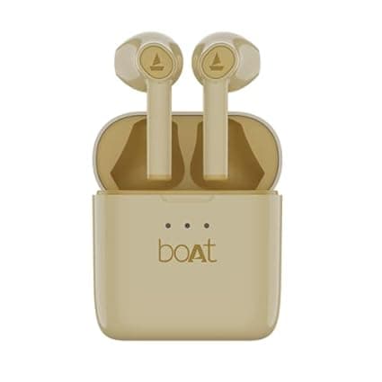 (Renewed) boAT Airdopes 131 Crimson Cream In Ear Wireless Earphone