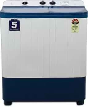 Lloyd by Havells 7 kg 5 Star Semi Automatic Top Load Washing Machine Blue (GLWS705PULBL)