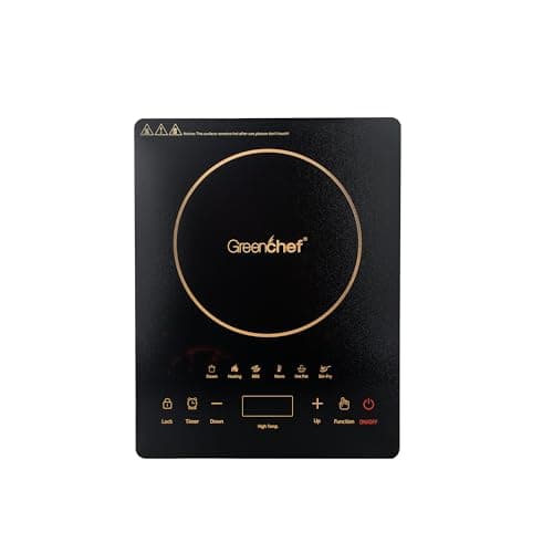 Greenchef Induction and non-induction compatible Infrared electric Cooktop with 3 pre set menu function and feather touch contol with - Jawa