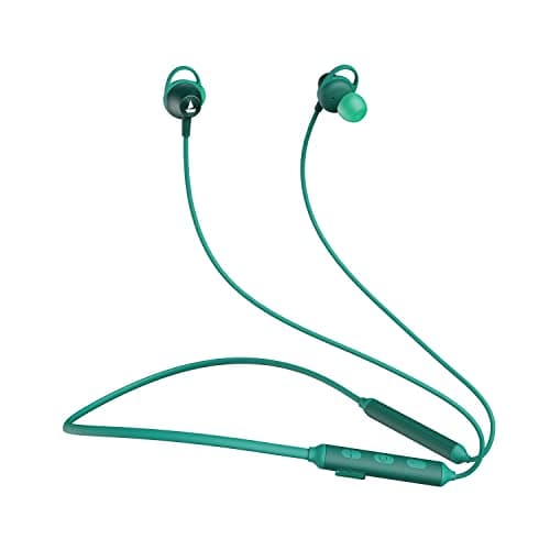 (Renewed) boAt Rockerz 245v2 Wireless Bluetooth Bookshelf V5.0, 8 Hours Playback Time, IPX5 Sweat and Water Resistance, in-Built mic and Voice Assistant ( Teal Green)