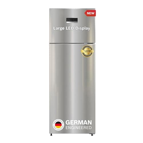 Bosch 269L, 2 Star, Free-Standing Frost Free Double Door Refrigerator | XL Fridge Space | Easy Touch UI Panel | Super fast Cooling and Freezing | 18 H...