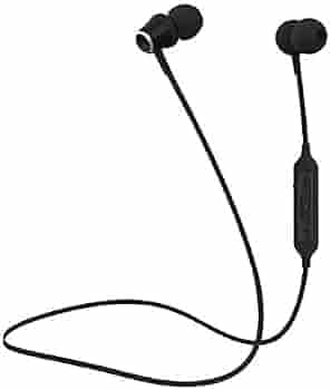 Celly Magnetic in-Ear Bluetooth 5 Wireless Headset, Ergonomic Design, Tangle-Free Cord, Immersive Sound Experience with Extra Bass, Passive Noise Cancelling Earphones with Mic (Black) (INDBHSTEREO2BK)