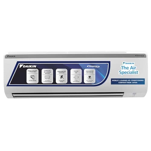 Daikin 1.5 Ton 3 Star Inverter Split AC (Copper, PM 2.5 Filter, 2023 Model, FTKY50UV, White)