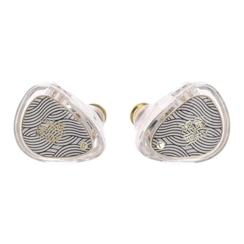 Tangzu Wan'er S.G 2 Wired IEM Earphone with Mic, 10mm PET Diaphragm Dynamic Driver In-Ear Monitor earbuds with Ergonomic Resin Housing, Detachable 0.7...