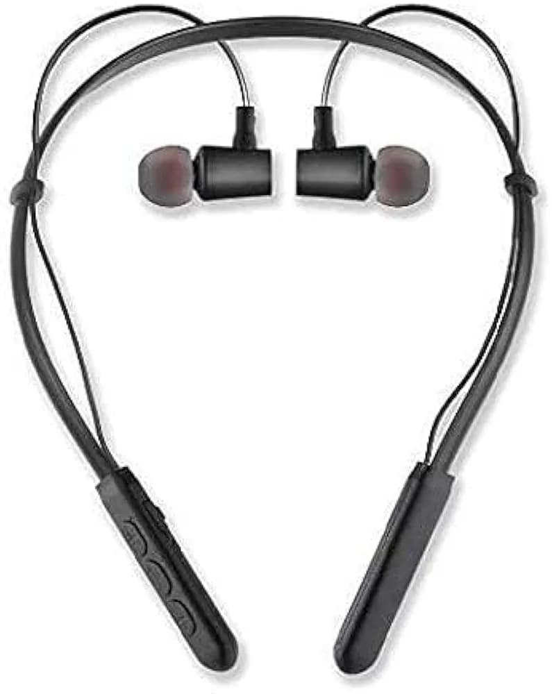 OUXUS B11 Wireless Neckband Bluetooth in Ear Earphone Headset Earbud Portable Headphone Handsfree Sports Running Sweatproof Compatible for All Smartphones (Multicolour)