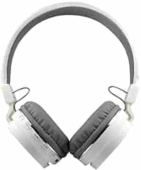 Zoomlion SH-12 Comfortable Over Ear Wireless Universal Bluetooth Headphone/Headset with FM and SD Card Slot for Music and Calling Control - White