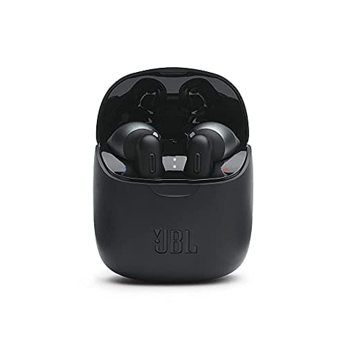 (Renewed) JBL Tune 225TWS True Wireless Earbud Headphones - JBL Pure Bass Sound, Bluetooth, 25H Battery, Dual Connect, Native Voice Assistant, Android and iOS Compatible (Black)