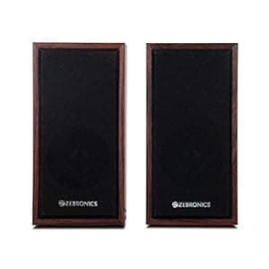 Zebronics Zeb-S999 2.0 Multimedia Speaker with Aux Connectivity,USB Powered and Volume Control PC Speakers