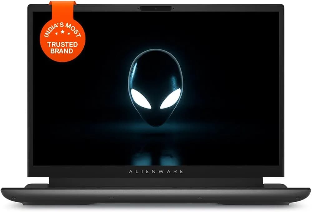 Dell Alienware m16 Gaming Laptop, AMD Ryzen 9-7845HX/32GB DDR5/2TB SSD/16 (40.64cm) FHD+ 480Hz, FHD IR Camera/NVIDIA RTX 4080, 12 GB GDDR6/Win 11 + MSO'21/15 Month Mcafee/Dark Metallic Moon/3.23kg