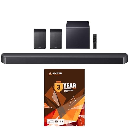 Samsung HW-Q990F Q Series Soundbar 11.1.4 Ch Subwoofer with Rear Speaker with 3 Year Amber Protection Plan (2025)
