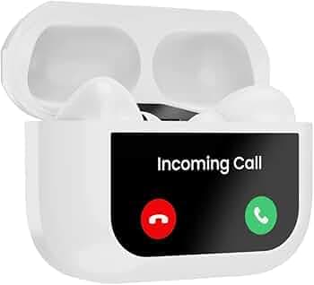 AirPods Pro 2nd Generation with Display Touch Screen Control Wireless Earbuds, with ANC- ENC Active Noise Cancellation, Type -C Fast Charging (White)
