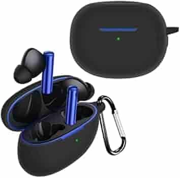 Realme Buds Air 3 Silicone Case Cover (Charcoal Black)