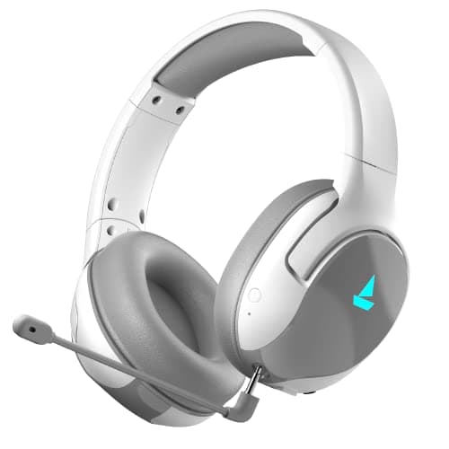 (Renewed) boAt Immortal IM 1300 Wireless Gaming Headphones with 2.4GHz Ultra Low Latency Mode(Upto 35ms), 3D Spatial Audio, boAt Signature Sound, BT v5.1, Dual Mics, Dongle Slot(White Sabre), (Immortal IM1300)