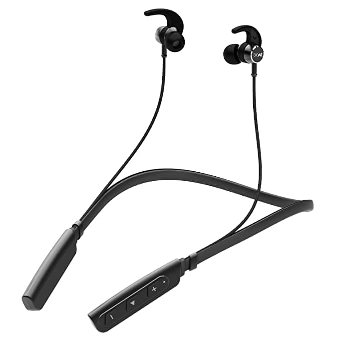 (Renewed) boAt Rockerz 235v2 Bluetooth Headset (Indi Black, In the Ear)